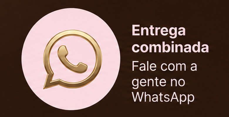 Entrega combinada: fale com a gente no WhatsApp